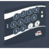 Cassaforte a muro con chiusura elettronica a 2+2 catenacci STARK KONIKA art.1254 cm.42 x 28 x 19,5