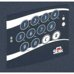 Cassaforte a muro con chiusura elettronica a 2+2 catenacci STARK KONIKA art.1254 cm.42 x 28 x 19,5