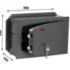 Cassaforte meccanica a muro cm.36 x 24 x 19,5 CISA 8A010-31