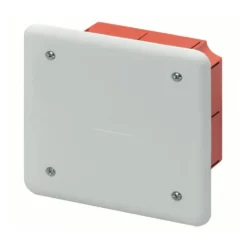 Cassetta di derivazione incasso mm.118 x 96 x 50 con coperchio GEWISS GW48002