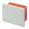 Cassetta di derivazione incasso mm.160 x 130 x 70 con coperchio GEWISS GW48005