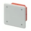Cassetta di derivazione incasso mm.92 x 92 x 45 con coperchio GEWISS GW48001