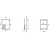 Cassetta di derivazione stagna IP56 mm.240 x 190 x 90 con pareti lisce GEWISS GW44208