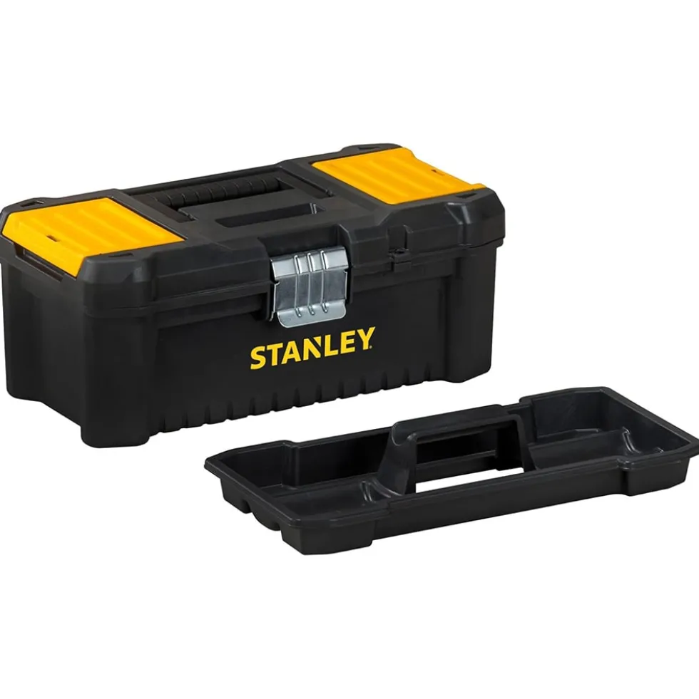 Cassetta portautensili in plastica STANLEY STST1-75515 cm.32 x 18,8 x 13,2 cerniera in metallo