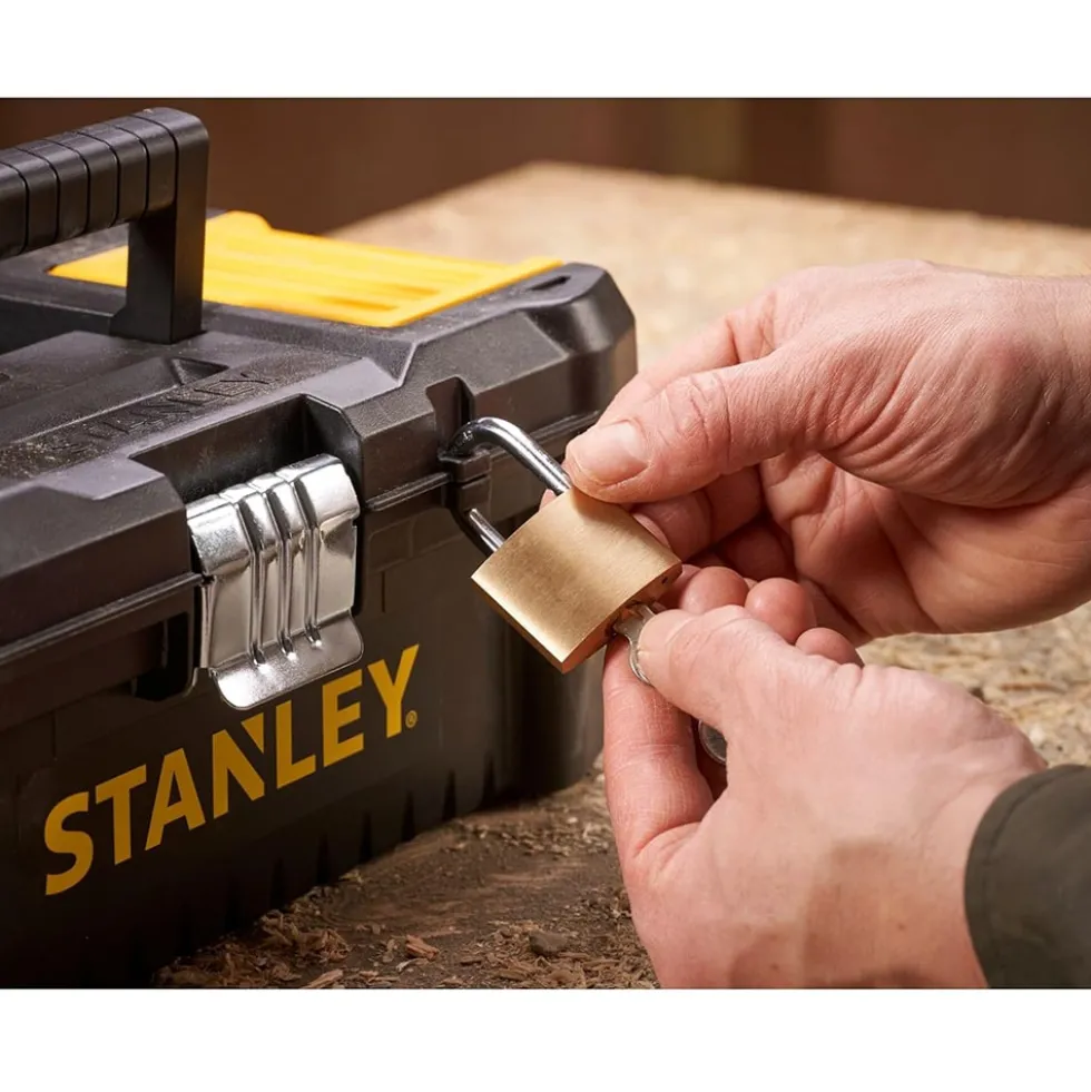 Cassetta portautensili in plastica STANLEY STST1-75515 cm.32 x 18,8 x 13,2 cerniera in metallo
