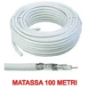 Cavo tv coassiale di alta qualità FRACARRO PAS4025103 art. 287161 mm.5 MATASSA 100 METRI