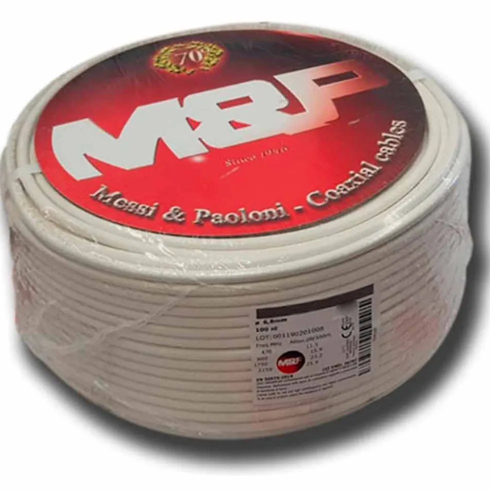 Cavo tv coassiale Messi e Paoloni MDN650 mm.6,6 Classe B mt.100