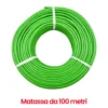 Cavo verde per automatismi 4 x 0,50 mt.100