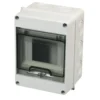 Centralino a parete da esterno a tenuta stagna IP65 3/5 moduli con sportello MARLANVIL quadro elettrico