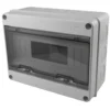 Centralino a parete da esterno a tenuta stagna IP65 6/12 moduli con sportello MARLANVIL quadro elettrico