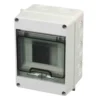 Centralino da parete 4 moduli stagno IP65 con sportello fumé OLAN 40031