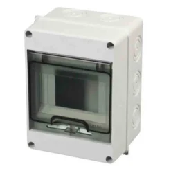 Centralino da parete 4 moduli stagno IP65 con sportello fumé OLAN 40031