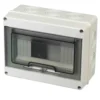 Centralino da parete 8 moduli stagno IP65 con sportello fumé OLAN 40032