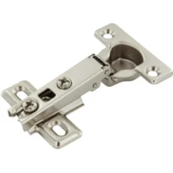Cerniera mini collo 0 basso mm.26 con basetta per mobili