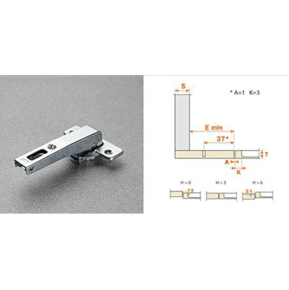 Cerniera Salice C2ABN99AC controcollo standard mm.35 94°