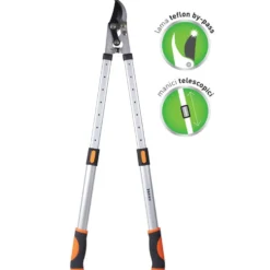 Cesoia troncarami telescopico in alluminio BRIXO TELESCOPIC ALU LINE cm.70/100 lama teflon by-pass