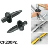 Chiodi a percussione per bandella forata D.4 x 19 mm. cf.200 pz. NOBEX NB9719