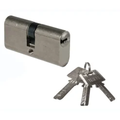 Cilindro europeo ovale mm.54 (27+27) cromo satinato IBFM 2402CS