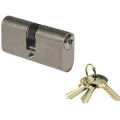 Cilindro ovale mm.54 (27+27) cromo satinato IBFM 2302CS