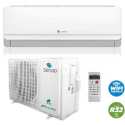 Climatizzatore condizionatore SENDO ARIS 12000 btu inverter gas R32 classe A++/A+ WIFI incluso
