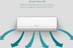 Climatizzatore condizionatore SENDO aris 9000 btu inverter gas R32 classe A++/A+ WIFI incluso