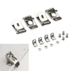 Clips per l' installazione ad incasso in cartongesso di pannelli led