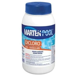 Cloro in polvere per piscine kg.1 dicloro granulare MARTEN
