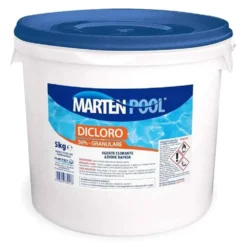Cloro in polvere per piscine kg.5 dicloro granulare MARTEN