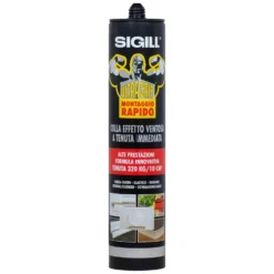 Colla di montaggio rapida effetto ventosa SIGILL ULTRA GRIP cartuccia ml.290
