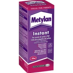 Colla in polvere per parati vinilici e pesanti METYLAN instantaneo gr.200