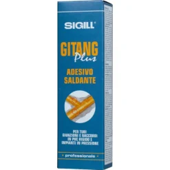 Colla per tubi idraulici in pvc rigido SIGILL GITANG PLUS tubetto gr.125