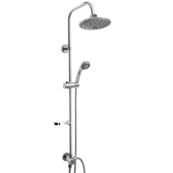 Colonna doccia saliscendi combinato cromo lucido mod. CARBONIA