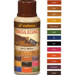 Colorante per legno grezzo TIVAL TINGILEGNO ml.250 giallo VELECA