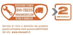 Compressore silenzioso portatile oil free 6 lt. 1,5Hp 1,1Kw 8 bar VINCO