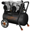 Compressore silenzioso senza olio lt.50 VINCO 60706 hp3 pressione 8 bar