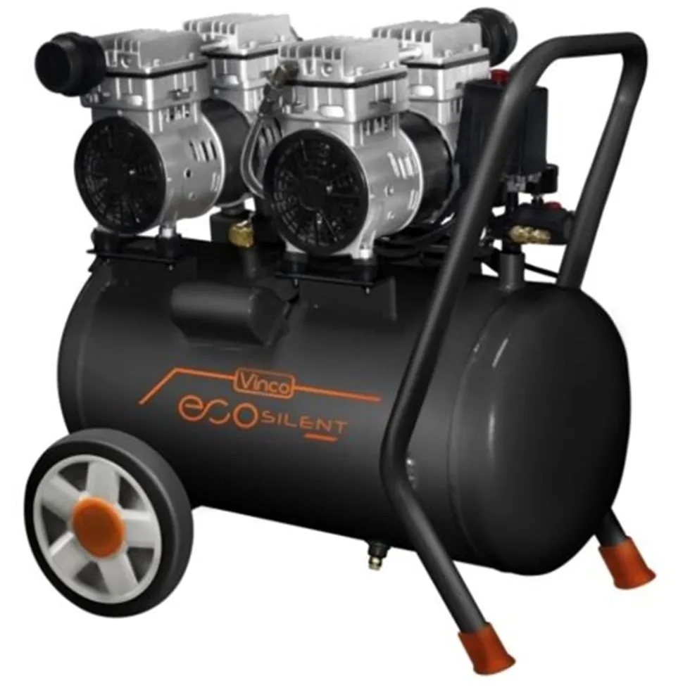 Compressore silenzioso senza olio lt.50 VINCO 60706 hp3 pressione 8 bar