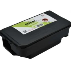 Contenitore per esca per topi CORAL cm.12,5 x 23 per topi e ratti di qualsiasi taglia