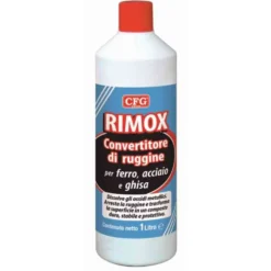 Convertitore di ruggine fosfatizzante disossidante e lucidante per metalli CFG RIMOX lt.1