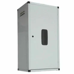 Copricaldaia in lamiera bianca cm.54 x 43 x 96h