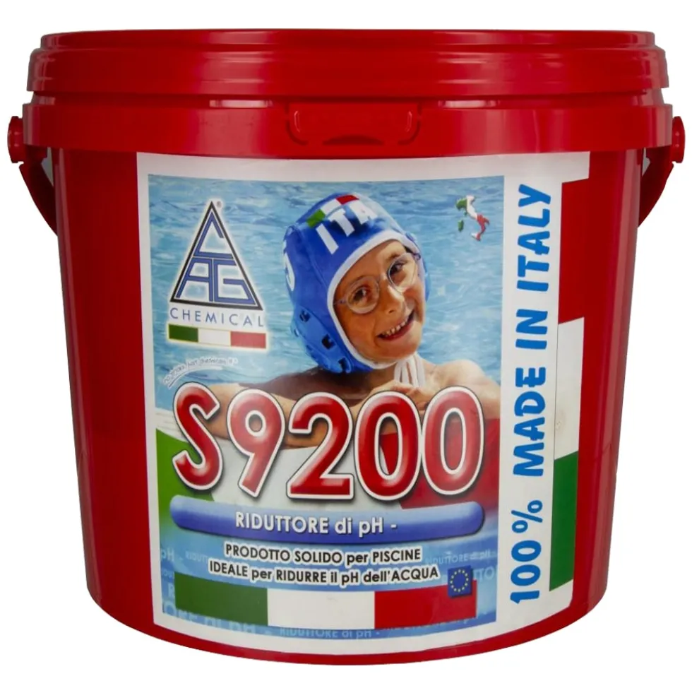 Correttore solido PH- per piscina riduttore PH kg.8 S9200