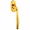 Cremonese martellina DK a 3 scatti ottone lucido per finestre con ribalta