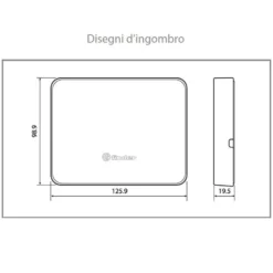 Cronotermostato digitale connesso wifi comandabile da app FINDER BLISS Wi-Fi NEXT