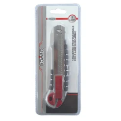 Cutter taglierino professionale in metallo KOMBO mm.18 con 5 lame
