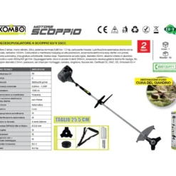 Decespugliatore a scoppio 2 tempi 33CC 0,85Kw - 1,2HP KOMBO SCOP005