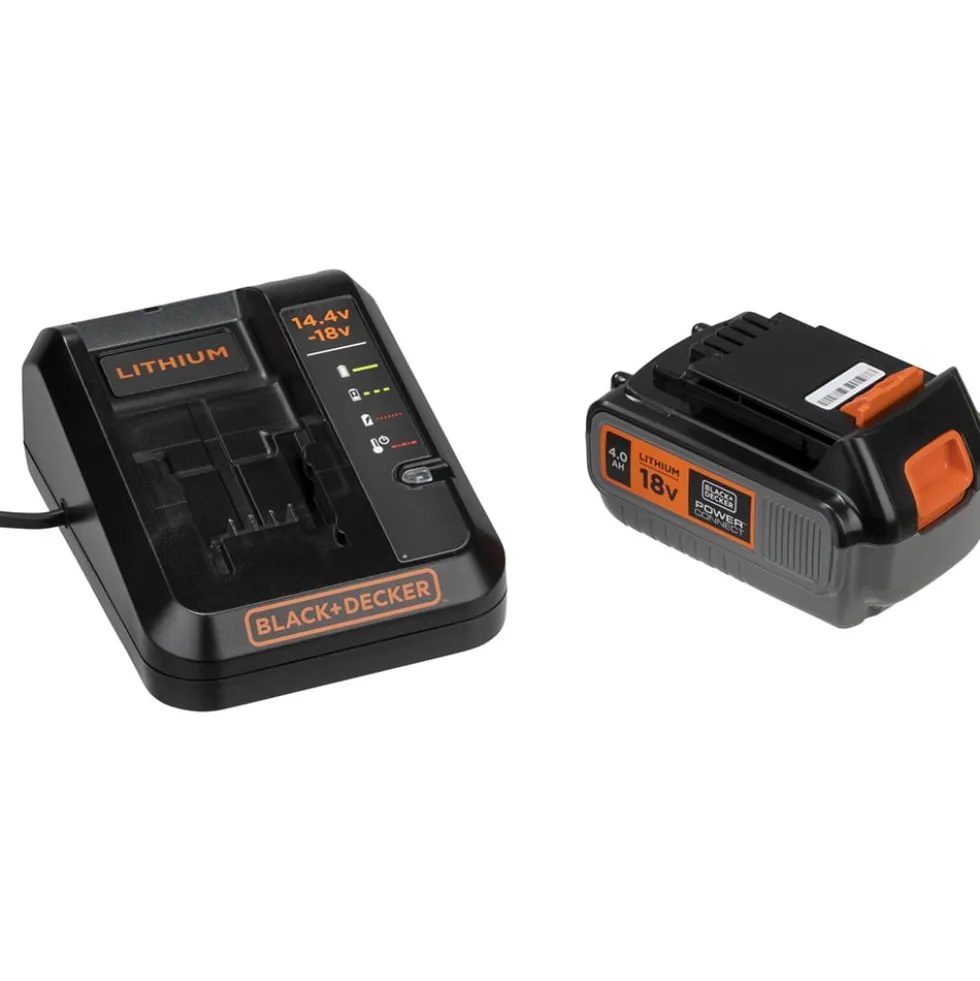 Decespugliatore elettrico a batteria 18V 4Ah BLACK+DECKER STC1840EPC tagliabordi a batteria con caricabatteria