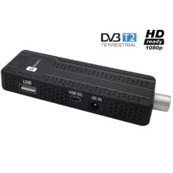 Decoder ricevitore digitale terrestre dvb-t2 stick retro tv hdmi H265 hevc 10 bit usb EK