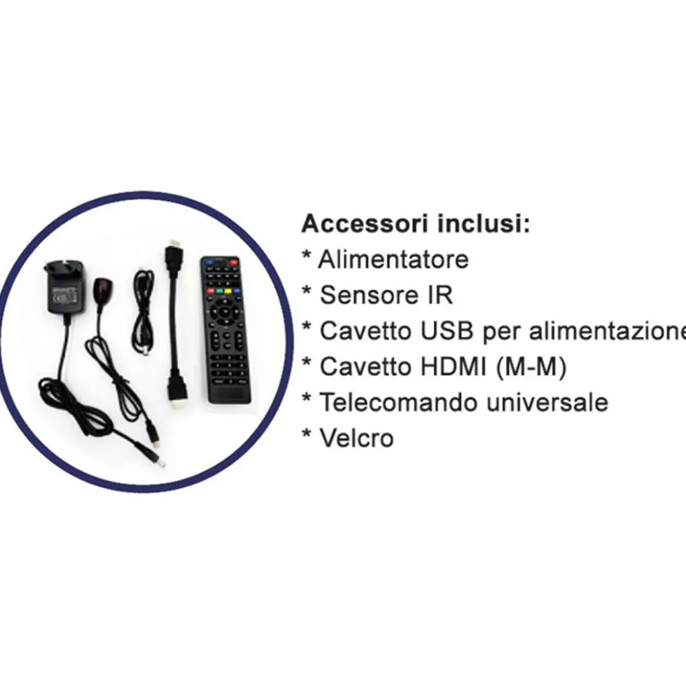 Decoder ricevitore digitale terrestre dvb-t2 stick retro tv hdmi H265 hevc 10 bit usb EK