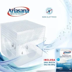 Deumidificatore assorbiumidità ARIASANA MINI con ricarica sali da 450gr.