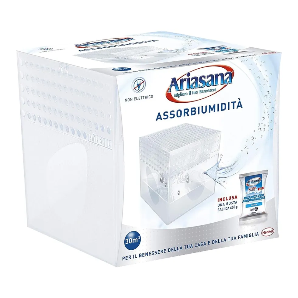 Deumidificatore assorbiumidità ARIASANA MINI con ricarica sali da 450gr.