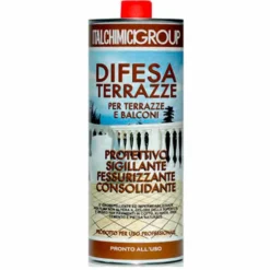 DIFESA TERRAZZE Protettivo sigillante impermeabilizzante fessurizzante lt.1 per pavimenti esterni